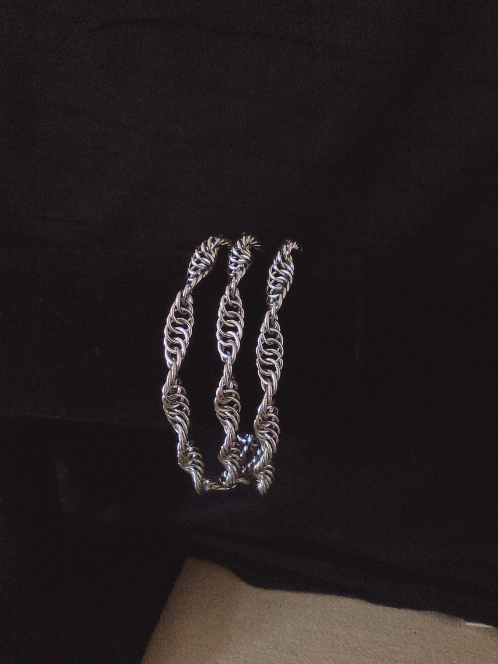 Brazalete de tres hilera de cadena de malla Persan "espiral" – photo 2
